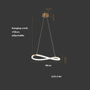 Axyaa Nordic Line LED Chandelier for Minimalist Home Decor