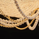 Axyaa Crystal LED Ceiling Light: Modern Luxury Dimmable Lamparas for Art Decor Home Lighting