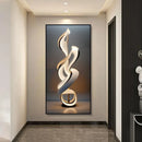 Axyaa Abstract Art Mural Wall Lamp for Foyer Living Room Staircase Decoration