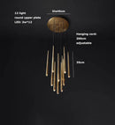 Axyaa Classic Crystal Brass Black Chandelier for Living Dining Room