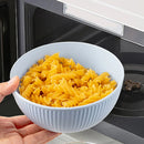Axyaa Dark Green Wheat Straw Bowls Set - 10Pcs 5.9in Shatter Resistant Tableware Bowls