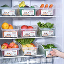 Axyaa Refrigerator Drawer Organizer: Transparent Pull-Out Box for Kitchen Storage & Organization
