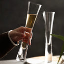 Axyaa Glitter Champagne Flutes & Bubble Wine Cups for Bar Parties & Weddings