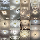 Axyaa Nordic Crystal Ceiling Lamp for Home and Restaurant Decoration