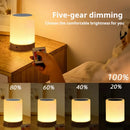Axyaa Color Changing Touch Lamp: Remote Control Dimmable Night Light