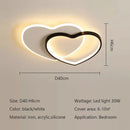 Axyaa Heart LED Ceiling Lamp | Modern Love Design | Warm Lighting for Bedroom