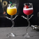 Axyaa Rose Shape Champagne Flute Glass
