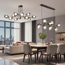 Axyaa Modern Chandelier Pendant Light for Dining Room - Indoor Ceiling Hanging Lamp