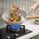Axyaa Ceramic Non-Stick Wok Frying Pan for Induction Cooker Gas Stove Skillet