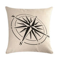 Axyaa Nautical Series Pillowcase for Home Sofa Living Room Decor