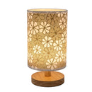 Axyaa LED Solid Wood USB Lamp for Desktop, Bedroom, Hotel - Creative Retro Design