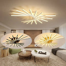 Axyaa LED Ceiling Chandelier for Modern Indoor Lighting in Living Room, Bedroom, Hallway