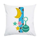 Axyaa Animal Letter Decorative Polyester Throw Pillow Cover for Home Car Sofa