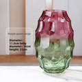 Axyaa Geometric Glass Vase Art Decor Flower Vessels Dried Flower Arrangement Craft