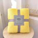 Axyaa Beige Coral Fleece Blanket - Soft, Warm Bedspread & Sofa Cover