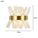 Axyaa Crystal Glass Wall Lamp for Living Room, Bedroom, and Corridor Lighting