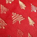 Axyaa Red Christmas Hot Stamping Tree Pillowcase 30x50cm Home Decor Sofa Party