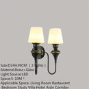 Axyaa Brass LED Wall Lamp for Luxury Spaces