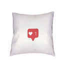 Axyaa Love Birds Red Tree Cushion Cover - Bedroom Decor Pillowcases