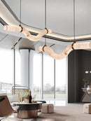 Axyaa Copper Marble Pendant Lamp for Modern Living Room Aesthetic