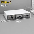 Axyaa Acrylic Stackable Drawer Organizer for Office School Desktop Storage.
