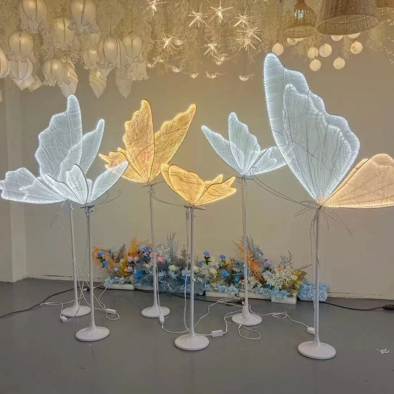 Axyaa Butterfly Lamp: Romantic Lace LED Wedding Party Decoration