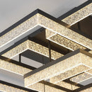 Axyaa Crystal Chandelier Stair Pendant Lamp Living Room Lighting