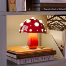 Axya Fly Amanita Mushroom Dual Color LED Desk Lamp for Home, Hotel, Study