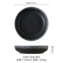 Axyaa Ceramic Deep Plate Salad Soup Dessert Molecular Cuisine Specialty Tableware