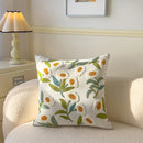 Axyaa Pastoral Flower Embroidered Pillowcase for Sofa and Headboard