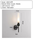 Axyaa Minimalist LED Wall Lamp for Modern Living Room and Bedroom Decor