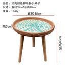 Axyaa Handmade Rattan Shells Coffee Table - Nordic Style Home Decoration