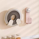 Adjustable Pot Lid Holder Wall Mounted Rack by Axyaa - Multipurpose Storage Hook