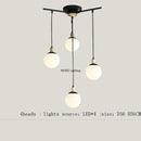 Axyaa Nordic LED Bean Chandelier, Postmodern Minimalist Pendant Light for Stylish Home Decor