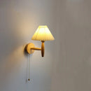 Axyaa Pleated Umbrella LED Wall Lamp, Modern Nordic Design for Living Room, Staircase, Bathroom