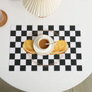 Axyaa Nordic Leather Dinner Mats Heat Insulation Home Decoration Table Placemat