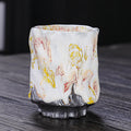 Axyaa Yamagata Ceramic Teacups Set - Handmade Retro Kung Fu Tea Accessories