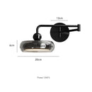 Axyaa Rocker Arm Iron Wall Lamp: Minimalist Luxury Lighting for Living Room & Study
