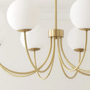 Axyaa Iron and Glass Pendant Lamp - Modern Luxury for Living, Bedroom, Dining Room