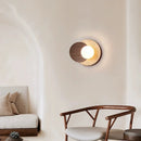 Axyaa Nordic Stone Wood Wall Lamp G9 Sconce Lights for Bedroom Bedside