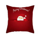 Axyaa Merry Christmas Print Sofa Cushion Decoration Pillowcase