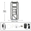 Axyaa Vertical LED Neon Open Sign - Ultra Bright for Store Promotions