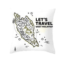 Axyaa Sailing Anchor Sofa Cushion Cover - Summer Beach Pillow for Home Decoration