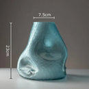 Axyaa Glass Vase Hydroponic Flower Pot Transparent Modern Decor