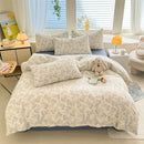 Axyaa Floral Cotton Duvet Cover Sets in Single/Queen/King Sizes