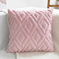 Axyaa Soft Faux Fur Velvet 18x18 Decorative Throw Pillow Covers