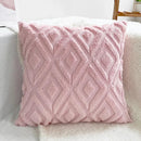 Axyaa Soft Faux Fur Velvet 18x18 Decorative Throw Pillow Covers