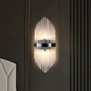 Axyaa Elegant Crystal Wall Lamp for Bedroom Living Room Staircase Aisle Hotel Lighting