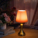 Axyaa Ironwork Golden LED Desktop Lamp - USB Plug, Touch Dimming, Creative Design