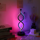 Axyaa Twist Shape USB Desk Lamp in Purple